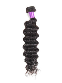 Deep Wave Bundle Deals Grade 10A Brazilian Virgin Human Hair Weaves