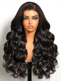 Full Lace Wig Body Wave Brazilian Human Hair Wigs Pre Plucked Real Scalp Invisi-Drawstring Cap
