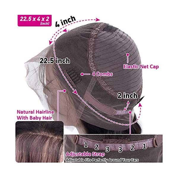 Kisslove Pre-Everything Chocolate Brown Wig 360 Lace Wig Straight Human Hair Wigs