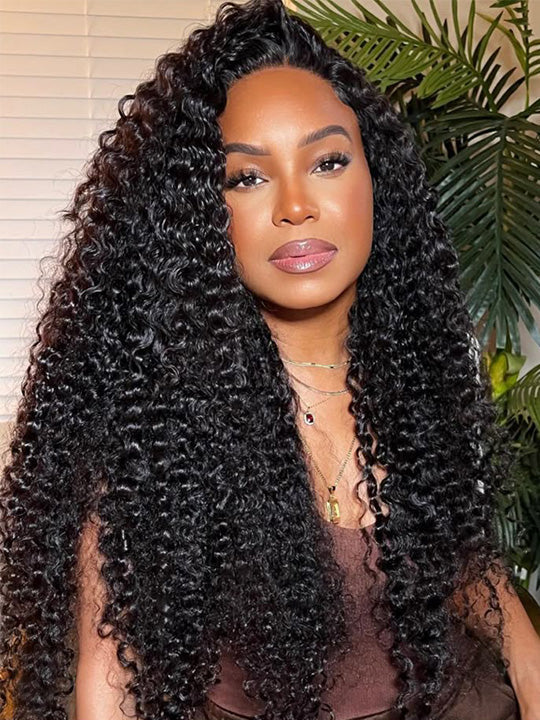 13x6 Lace Frontal Wig Deep Wave 36 38 40 Inch Ear to Ear Full Lace Frontal Long Human Hair Wigs