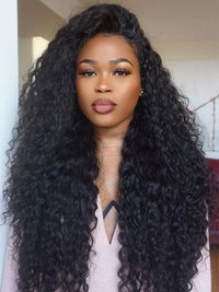 38 40 Inches Long Wig Pre Plucked 13x4 Transparent Lace Frontal Wig Glueless Wigs