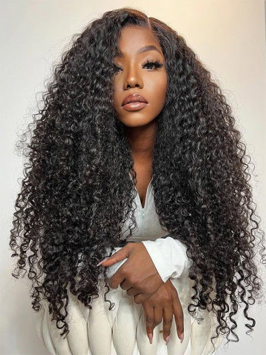 38 40 Inches Long Wig Pre Plucked 13x4 Transparent Lace Frontal Wig Glueless Wigs