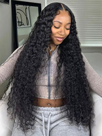 38 40 Inches Long Wig Pre Plucked 13x4 Transparent Lace Frontal Wig Glueless Wigs