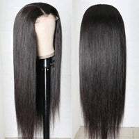 Bleached Knots 5*5 HD Lace Wig Bone Straight Hair 14A Brazilian Virgin Human Hair Wigs