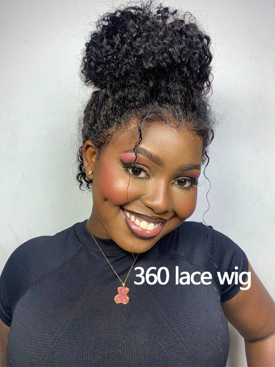 Kisslove Invisi-Drawstring Water Wave 360 Lace Frontal Wig Pre Everything Glueless Lace Wigs