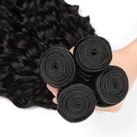 Water Wave Single Bundle Deals Grade 10A Brazilian Virgin Human Hair Weaves