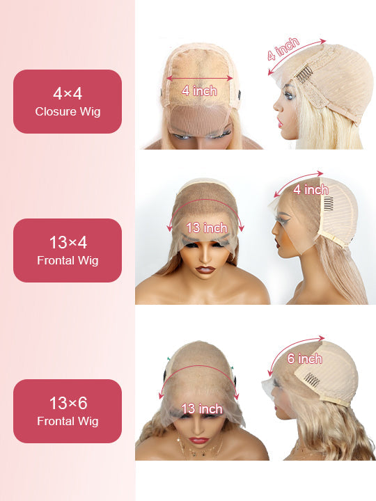 Ombre Ash Blonde Body Wave Wig Blonde Hair With Brown Roots Transparent Full Lace Frontal Wigs