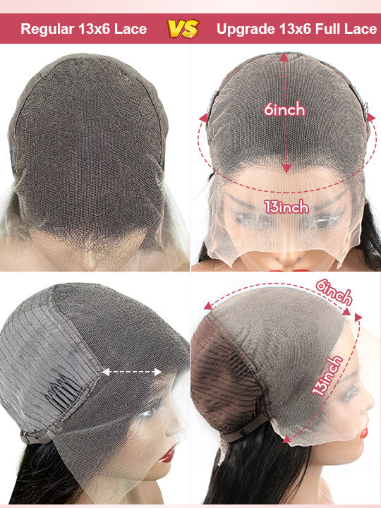 Honey Blonde Highlight 3D Body Wave 13x6 Lace Frontal Wig Bleached Knots 100% Human Hair Wear and Go Wigs