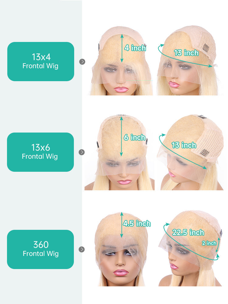 Kisslove Hair 613 Blonde  Invisi-Drawstring 360 Lace Wig Body Wave Glueless Lace Wigs for Women