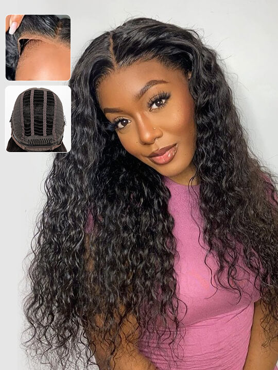 [Wear & Go] Pre-Everything Breathable Air Wig 4x4/6x4.5/13x4 Lace Wigs Water Wave