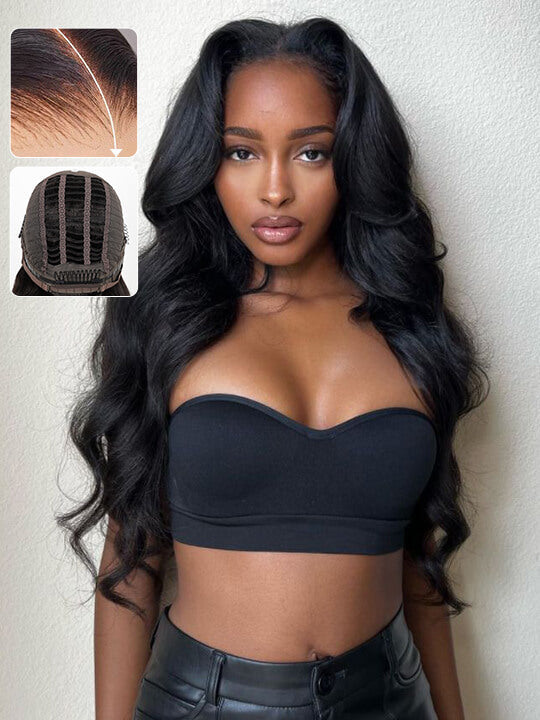 [Wear & Go] Breathable Air Wig 3D Body Wave 13x4 Lace Front Human Hair Wigs