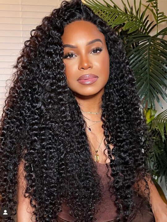 [Wear & Go] Glueless Air Wig Water Wave 4x4/5x5/6x4.5 Lace Closure Wig 14A Virgin Hair