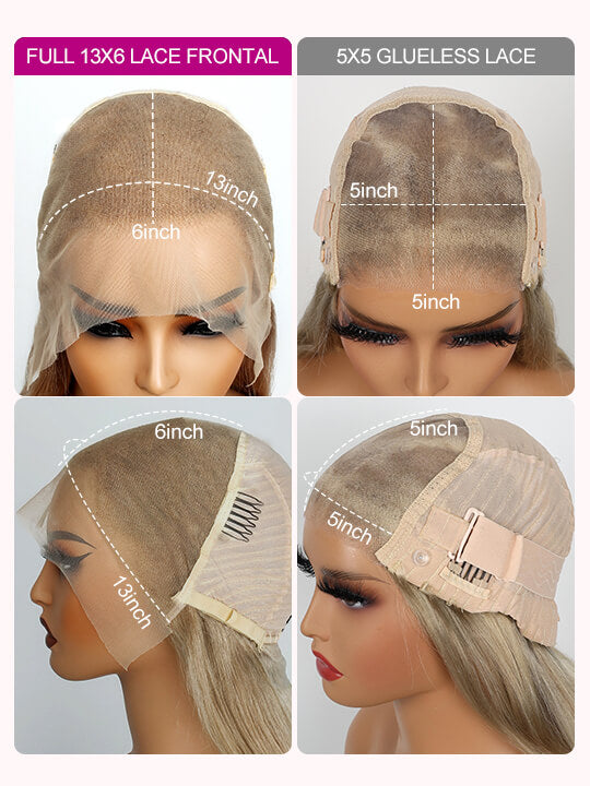 [Clearance] Blonde Balayage Body Wave Glueless 5x5/13x6 Lace Frontal Wig