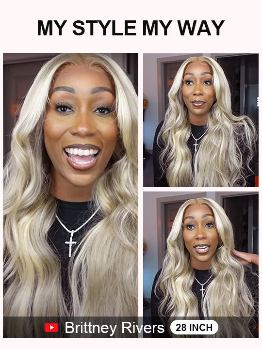 [Wear & Go] Pre-Everything Blonde Balayage Highlights Glueless 5x5/ 13x6 Lace Frontal Wig