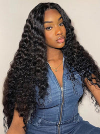 [Wear & Go] Pre-Everything Glueless 4x4/6x4.5/10x6 Lace Front Wigs Water Wave Human Hair