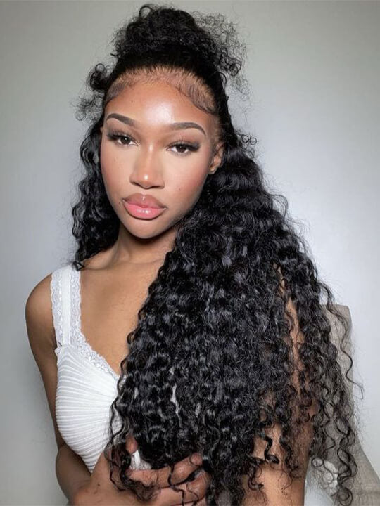 [Wear & Go] Pre-Everything Glueless 4x4/6x4.5/10x6 Lace Front Wigs Water Wave Human Hair