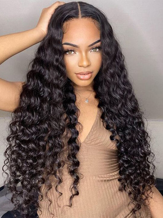 [Wear & Go] Pre-Everything Glueless 4x4/6x4.5/10x6 Lace Front Wigs Water Wave Human Hair
