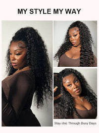 [Wear & Go] Pre-Everything Glueless 4x4/6x4.5/10x6 Lace Front Wigs Water Wave Human Hair