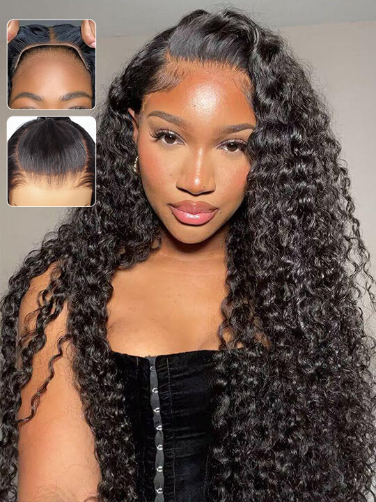 [Wear & Go] Pre-Everything Glueless 4x4/6x4.5/10x6 Lace Front Wigs Water Wave Human Hair