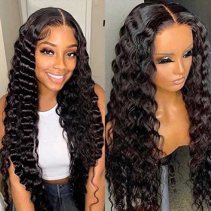 [Wear & Go] Pre-Everything Glueless 4x4/6x4.5/10x6 Lace Front Wigs Loose Deep Wave