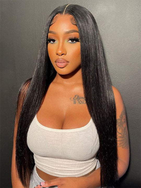 [Wear & Go] Pre-Everything Glueless 6x4.5/10x6 Lace Wig Bone Straight Human Hair Wigs