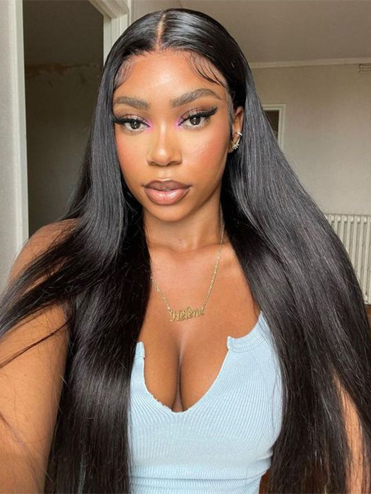 [Wear & Go] Pre-Everything Glueless 6x4.5/10x6 Lace Wig Bone Straight Human Hair Wigs