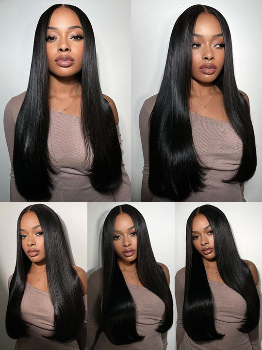 [Wear & Go] Pre-Everything Glueless 6x4.5/10x6 Lace Wig Bone Straight Human Hair Wigs
