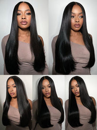 [Wear & Go] Pre-Everything Glueless 6x4.5/10x6 Lace Wig Bone Straight Human Hair Wigs