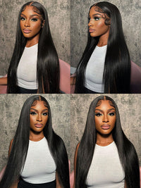 [Wear & Go] Pre-Everything Glueless 6x4.5/10x6 Lace Wig Bone Straight Human Hair Wigs