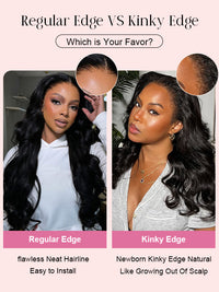 Kisslove Hair Body Wave Invisi-Drawstring 360 Lace Wig Pre Everything Glueless Lace Frontal Wigs