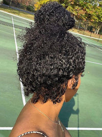 Kisslove Invisi-Drawstring Deep Wave 360 Lace Wig Pre Everything Deep Curly Hair Glueless Wigs