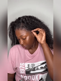 Kisslove Hair 4C Edge Kinky Curly Hair 360 Lace Wig Invisi Drawstring Glueless Lace Wigs