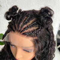Pre Styled 5x5 HD Lace Braided Wig Deep Wave Pre Everything Beginner Friendly Human Hair Wigs