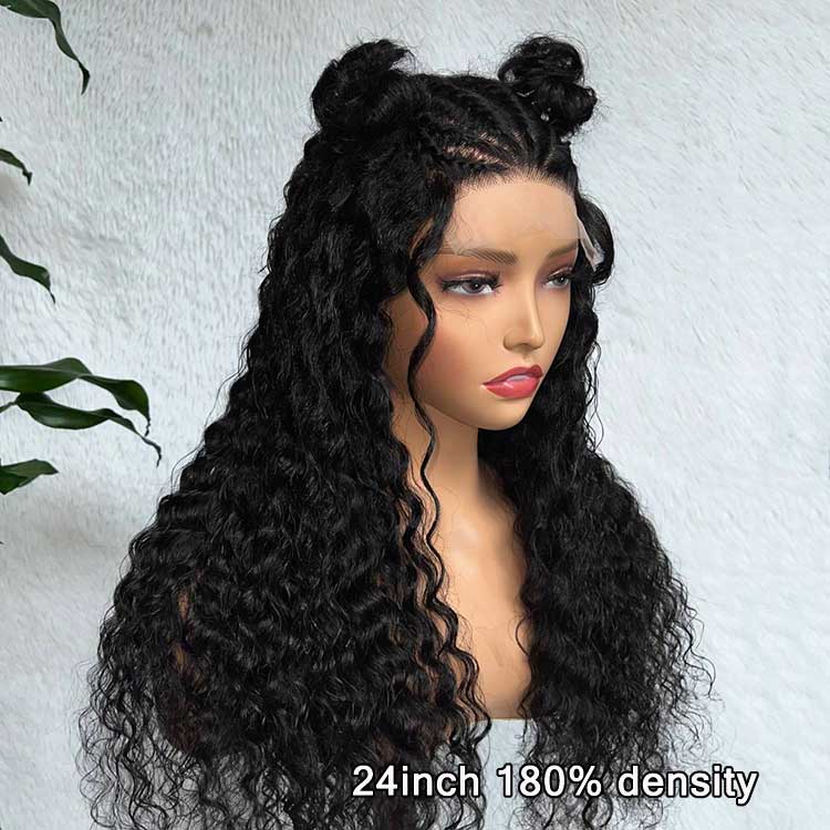 Pre Styled 5x5 HD Lace Braided Wig Deep Wave Pre Everything Beginner Friendly Human Hair Wigs
