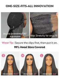 Ombre Black to Chestnut Brown Burmese Curly With Finger Coil Ends Wig Pull Go Invisi Drawstring Wig