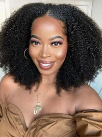 Brazilian Afro Kinky Curly Knotless Crochet Human Hair Extensions For Boho Braiding