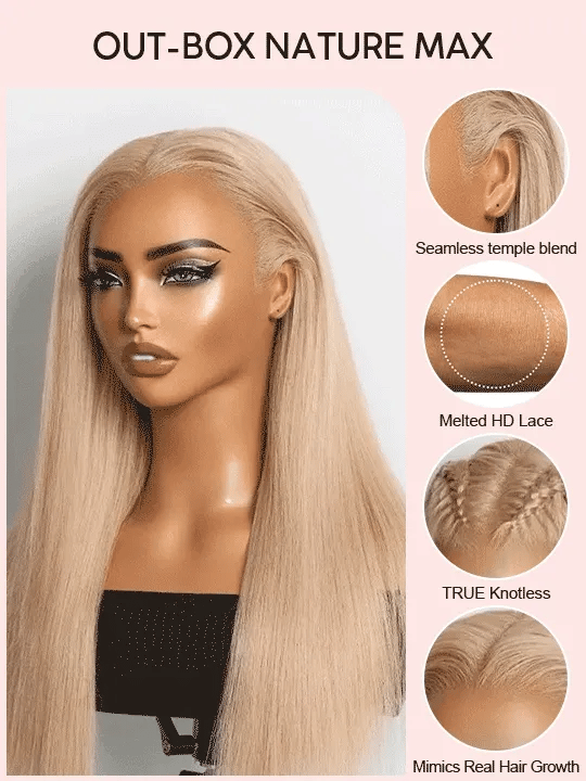 Kisslove Hair Ash Blonde 13x4 Lace Frontal Wig Loose Body Wave Glueless Lace Wigs Natural Hairline