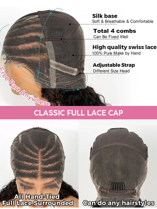 Ombre Chestnut Brown Full Lace Boho Braided Wig Glueless Invisi-Drawstring Ready To Go Wigs