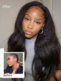 Kisslove Hair Kinky Straight Human Crochet Hair 100% Human Hair Extensions for Braids