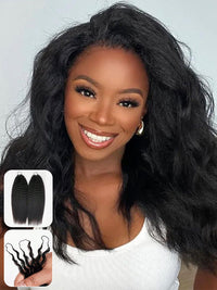 Kisslove Hair Kinky Straight Human Crochet Hair 100% Human Hair Extensions for Braids