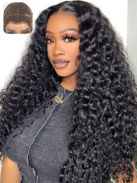 Deep Wave 13x6 Lace Front Wig Pre Plucked Ear to Ear Lace Frontal Human Hair Wigs