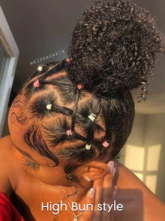 Invisi Drawstring Cap Water Wave Ponytail Extension 100% Human Hair Extensions