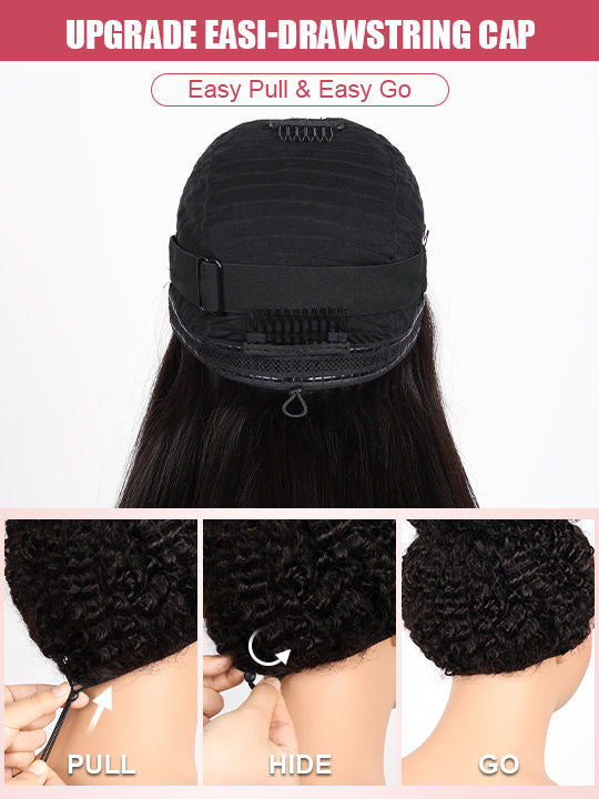 40 Inch Long Body Wave Wig Mermaid Hair 13x4 HD Lace Frontal Pull & Go Human Hair Wigs