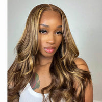 [Influencer] Wear & Go 24inch 5x5 HD Lace Wig P4/27 Highlight Wig 250% Density