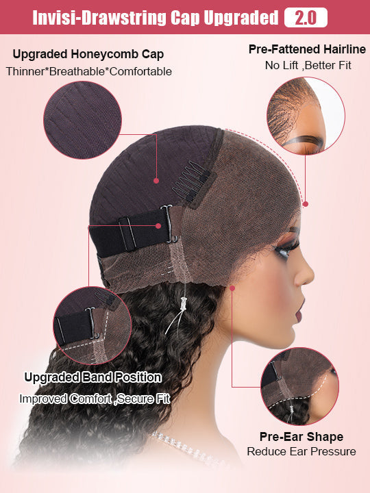 300% Density 360 Lace Frontal Ponytail Wig Widows Peak Hairline Yaki Straight Glueless Lace Wig Kisslove Hair