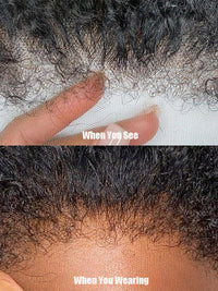 [4C Wig] 5x5 HD Transparnt Lace Wig With Kinky Baby Hair Body Wave 100% Human Hair