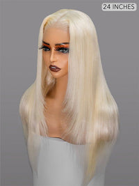 Pre Layered 613 Blonde Wig 13x4 HD Lace Front Human Hair Wigs Brazilian Straight Hair