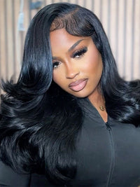 Pre Styled Efortless Chic Layer 13x6 Full Lace Frontal Wig High Density Peacock Curls Glueless Ready to Wear Wig