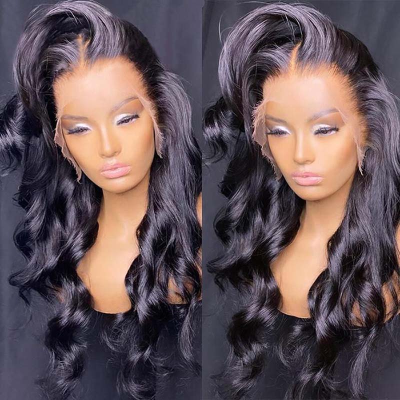 [Wear & Go] Breathable Air Wig 3D Body Wave 13x4 Lace Front Human Hair Wigs