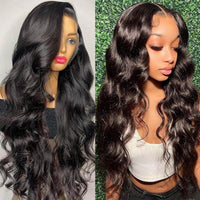 [Wear & Go] Breathable Air Wig 3D Body Wave 13x4 Lace Front Human Hair Wigs